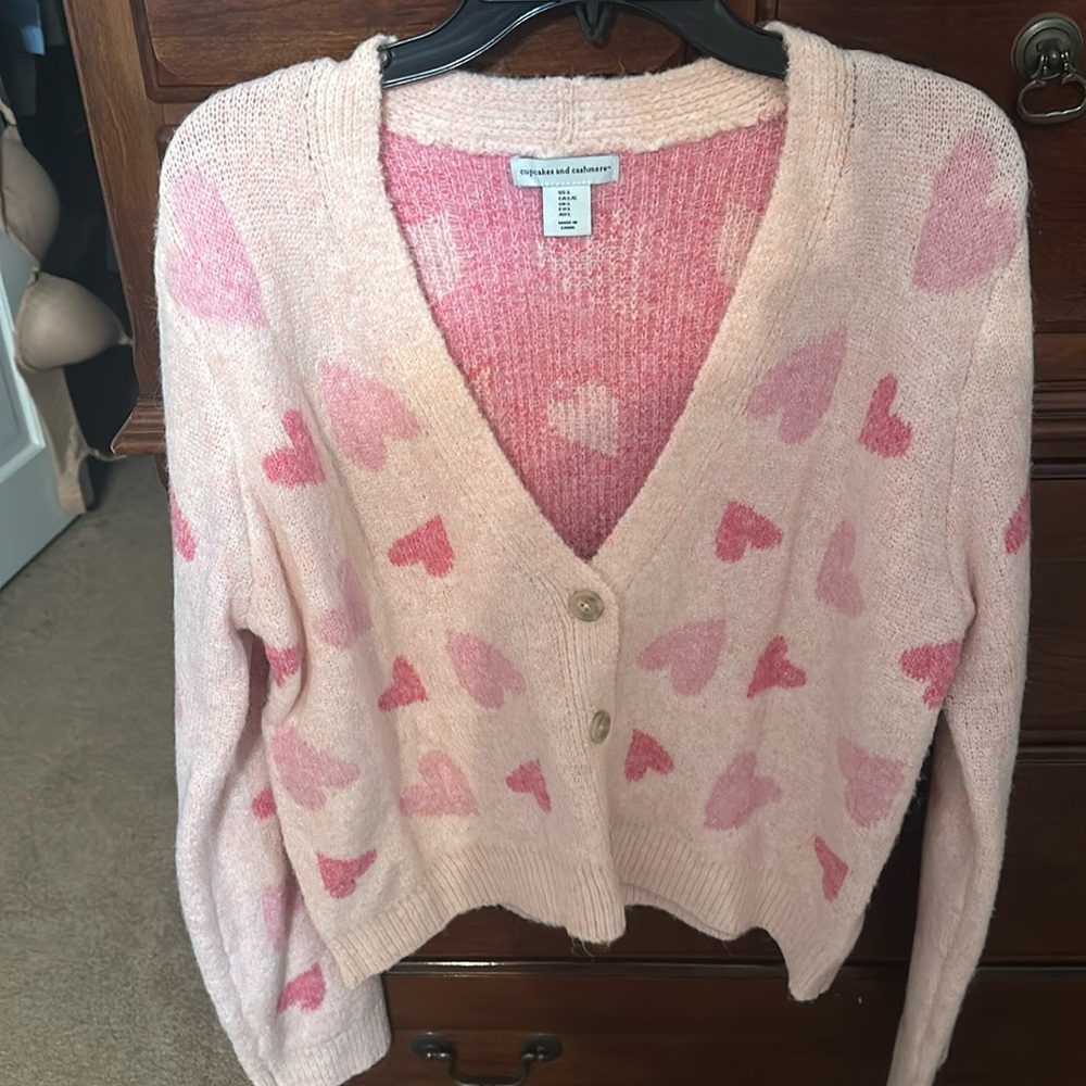 Heart cashmere sweater